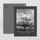 ポストカード - Joanne Coyle作 'Storm Clouds' (正面/裏面)