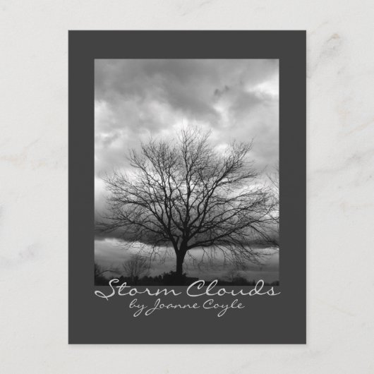 ポストカード - Joanne Coyle作 'Storm Clouds' (正面)