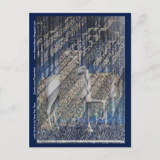 ポストカード – Lady Godiva (正面)