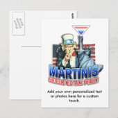 ポストカード – Martinisは免税にする必要がある (正面/裏面)