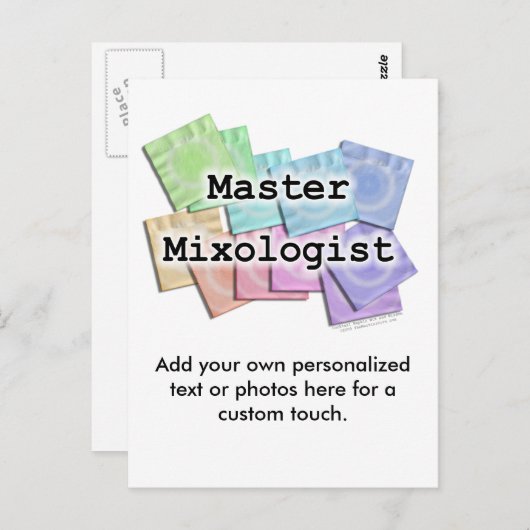 ポストカード – MASTER MIXOLOGIST (正面/裏面)