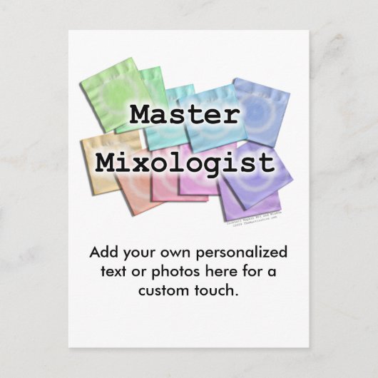 ポストカード – MASTER MIXOLOGIST (正面)