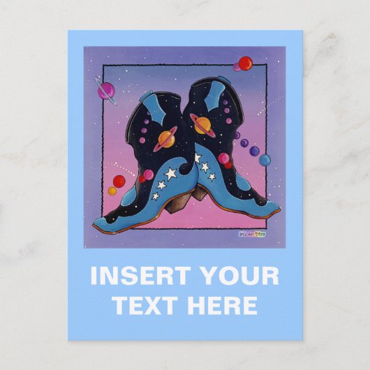 ポストカード – Midnight Cowboyブーツ (正面)