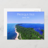 ポストカード – Preque Isle Erie PA (正面/裏面)