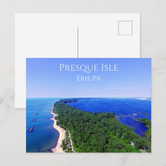 ポストカード – Preque Isle Erie PA (正面/裏面)