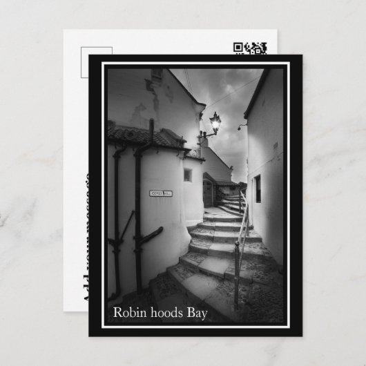 ポストカード – Robin hood Bay (正面/裏面)