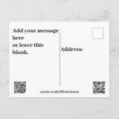 ポストカード – Robin hood Bay (裏面)