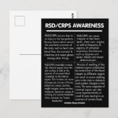 ポストカード…RSD/CRPS – 情報 ポストカード (正面/裏面)