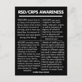 ポストカード…RSD/CRPS – 情報 ポストカード
