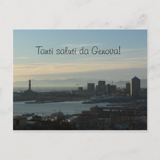 ポストカード – Saluti da Genova (正面)