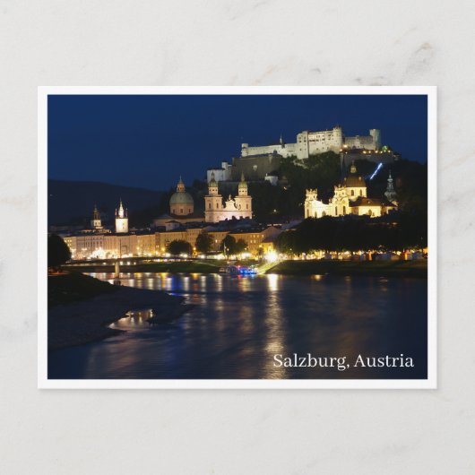 ポストカード – Salzburg By Night (正面)