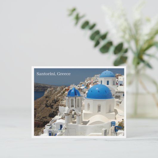 ポストカード – Santorini Greece (スタンド正面)