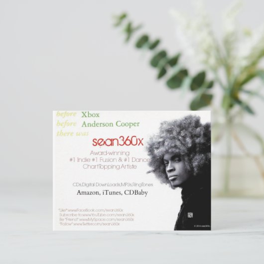 ポストカード sean360x BE (スタンド正面)