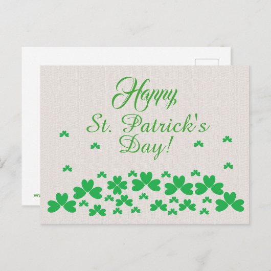 ポストカード – Shamrocks (正面/裏面)