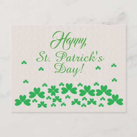 ポストカード – Shamrocks (正面)