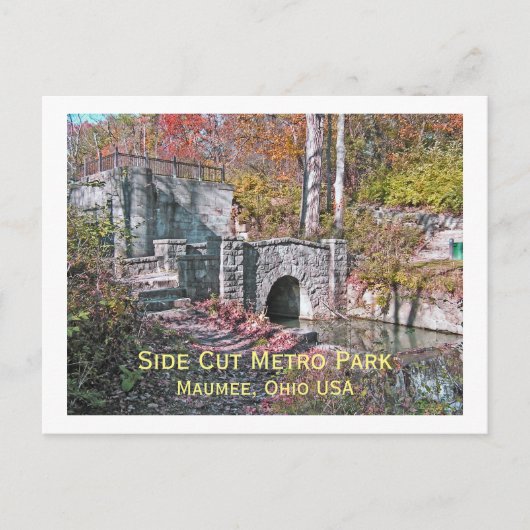 ポストカード「SIDE CUT METRO PARK/MAUMEE,OHIO USA」 ポストカード (正面)