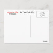 ポストカード： Sol Duc秋 ポストカード (裏面)