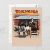 ポストカード： Stagecoach Ride #1 (ポートレート) ポストカード (正面/裏面)