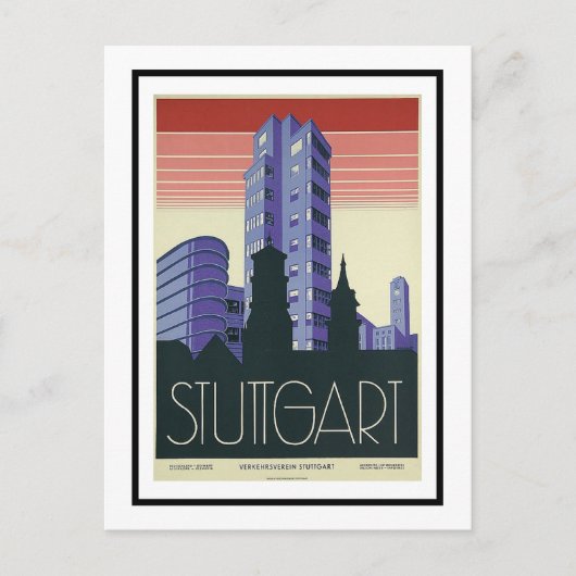 ポストカード – Verkehrsverin Stuttgart (正面)