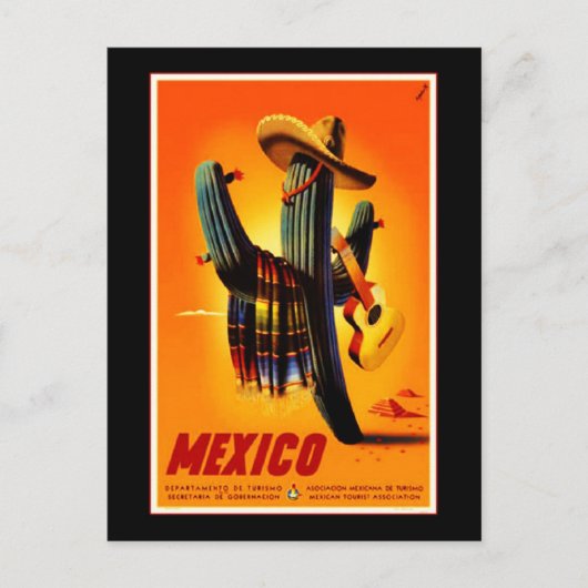 ポストカード – ViNtage旅行 – メキシコ (正面)