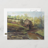ポストカード – Watermill at Daybreak (正面/裏面)