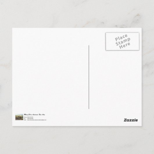 ポストカード – Watermill at Daybreak (裏面)