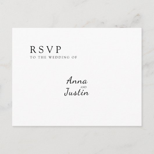 ポストカードRSVP ポストカード (正面)