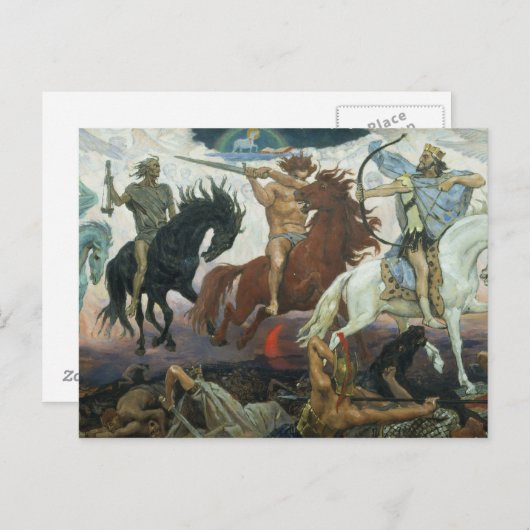 ポストカープ4騎のアポカリプス・ビクター・ヴァスネット ポストカード (正面/裏面)