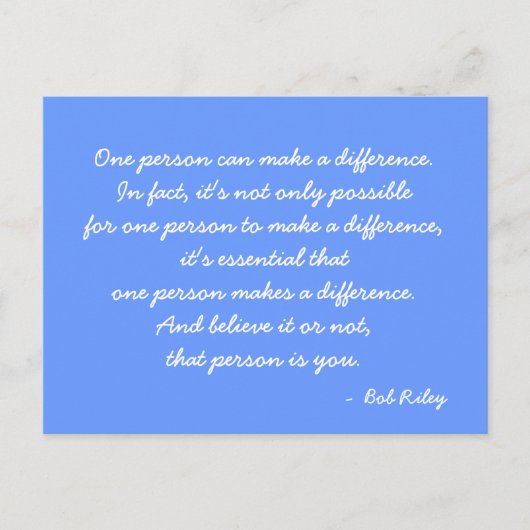 ポストカ感動的ード ポストカード (正面)