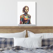 ポストキャンバスアート キャンバスプリント (インサイチュ (寝室))