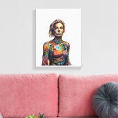 ポストキャンバスアート キャンバスプリント (インサイチュ (リビング))