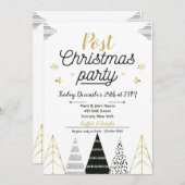 ポストクリスマスパーティの招待状 招待状 (正面/裏面)