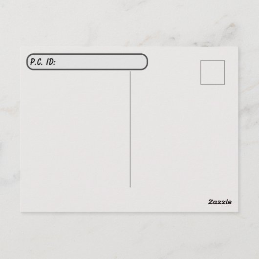 ポストクロッシングかわいい小さなピギーファームライフ葉書 ポストカード (裏面)