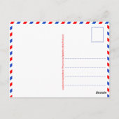 ポストクロッシングの吹き出し ポストカード (裏面)