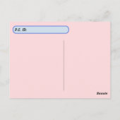 ポストクロッシングアーカンソー州バードIDボックス ポストカード (裏面)