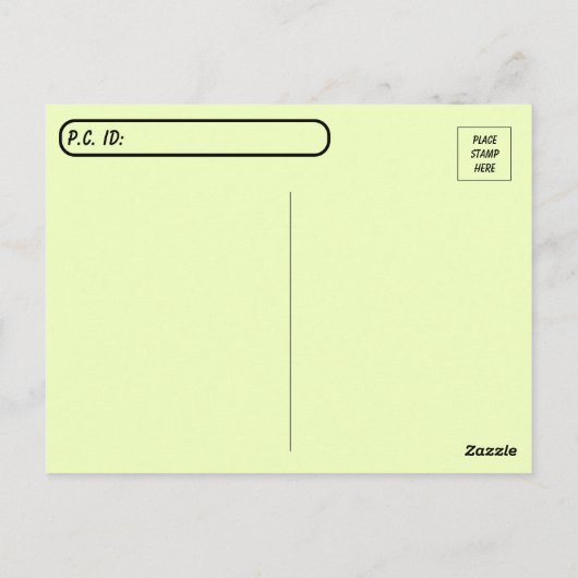 ポストクロッシングチータカブポストカード ポストカード (裏面)