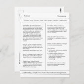 ポストクロッシングポストカードの定義、辞書 ポストカード (正面/裏面)