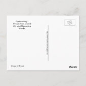 ポストクロッシングポストカードの定義、辞書 ポストカード (裏面)