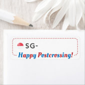 ポストクロッシングポストカードID SGシンガポールポストクロスザー ラベル (インサイチュ)