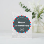 ポストクロッシングヴィンテージバッジ ポストカード (スタンド正面)