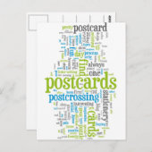 ポストクロッシング緑 ポストカード (正面/裏面)