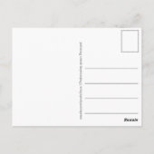 ポストクロッシング緑 ポストカード (裏面)