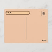 ポストクロッシング自信カンガルー ポストカード (裏面)