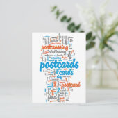 ポストクロッシング赤 ポストカード (スタンド正面)