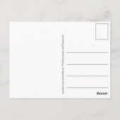 ポストクロッシング赤 ポストカード (裏面)