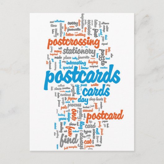 ポストクロッシング赤 ポストカード (正面)