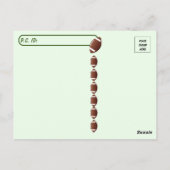 ポストクロッシング遊パトンサッカー – キャットポストカード ポストカード (裏面)