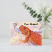 ポストクロッシング – ひげのドラゴンクリスマスをチーク ポストカード (スタンド正面)