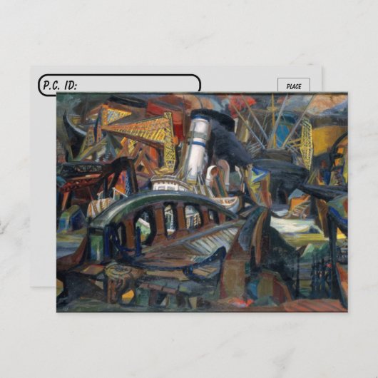 ポストクロッシング – ザハーバーバイジョセフ・プレスサー ポストカード (正面/裏面)