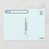 ポストクロッシング – ステージコーチファインアート ポストカード (裏面)